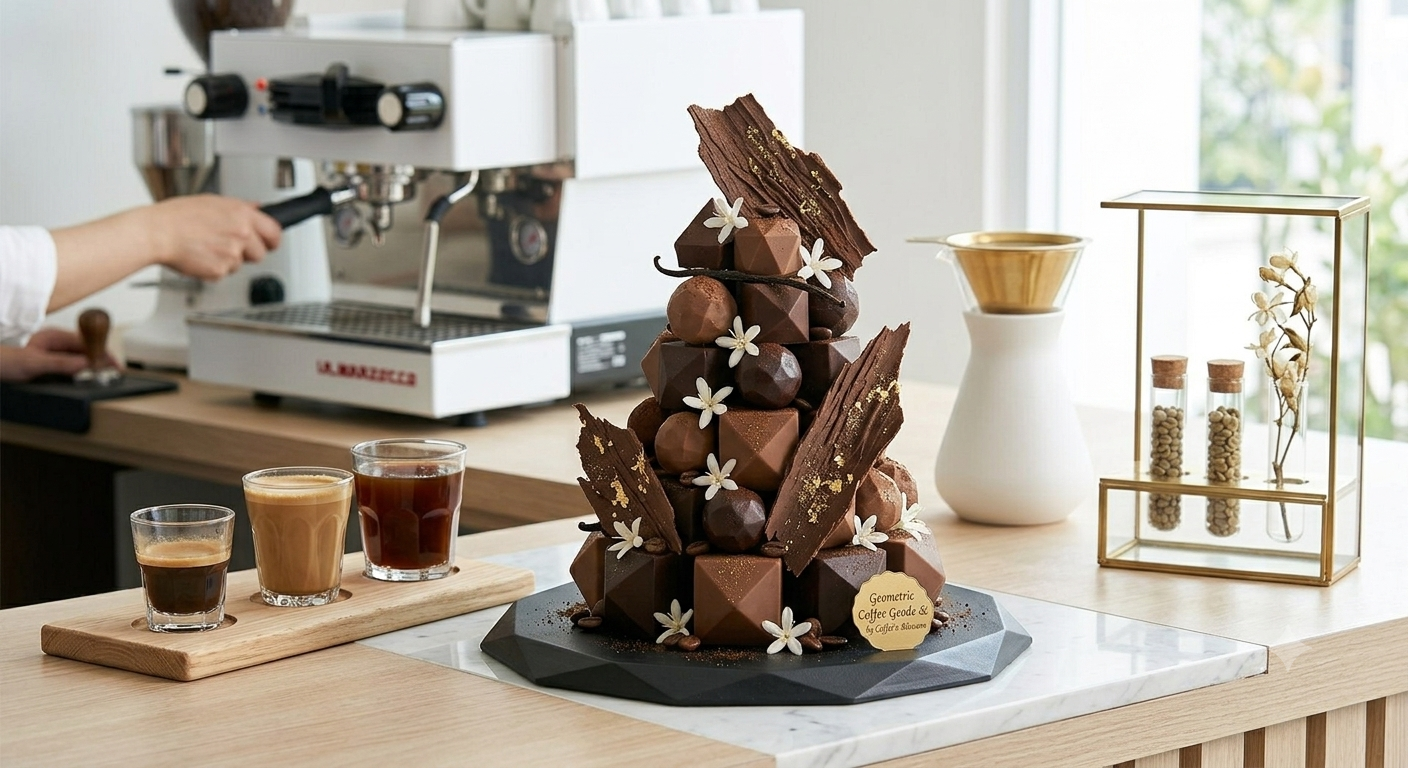 Tháp Cà Phê Sốt Chocolate