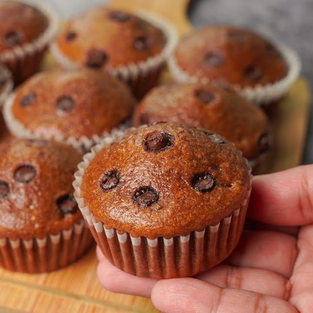 Bánh Muffins Cà Phê Socola Chip