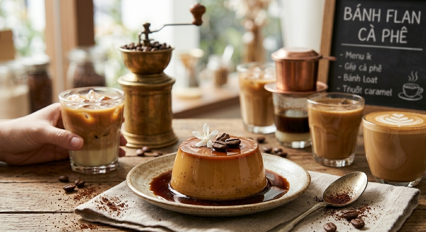 Bánh Flan Cà Phê